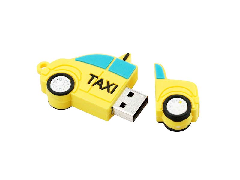 custom taxi car shaping pvc usb flash drive coporate gift