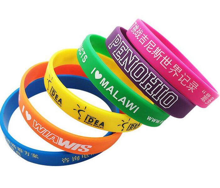 custom silicone bracelets/custom wristband 04